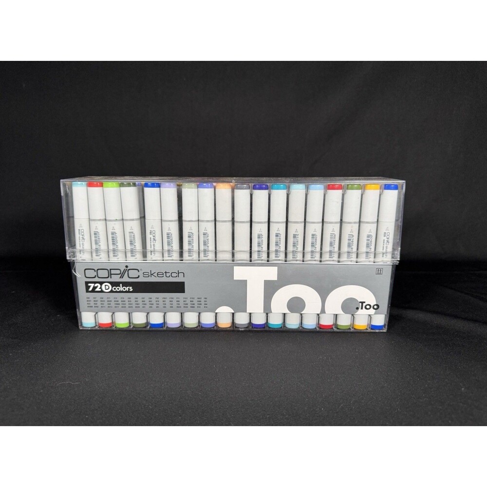 Copic Sketch Classic Markers 72 Color Set Premium Artist / Set D (Gently preown
